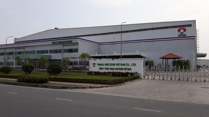 Nhà máy Tanaka Precision Việt Nam - Thi Công Phòng Sạch Hoàng Vượng - Công Ty Cổ Phần Sản Xuất Và Thương Mại Hoàng Vượng